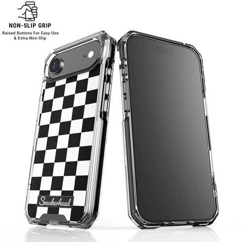 Sneakerhead Checkered iPhone 17 Air Clear Case