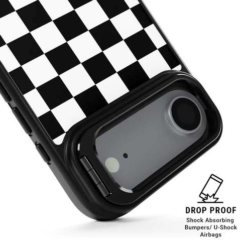 Sneakerhead Checkered iPhone 17 Air Kickstand Case