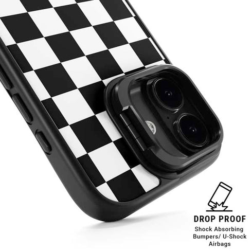 Sneakerhead Checkered iPhone 17 Kickstand Case