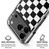 Sneakerhead Checkered iPhone 18 Pro Clear Case