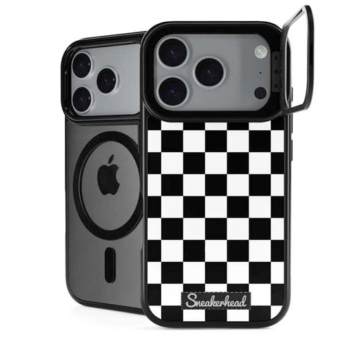 Sneakerhead Checkered iPhone 18 Pro Kickstand Case