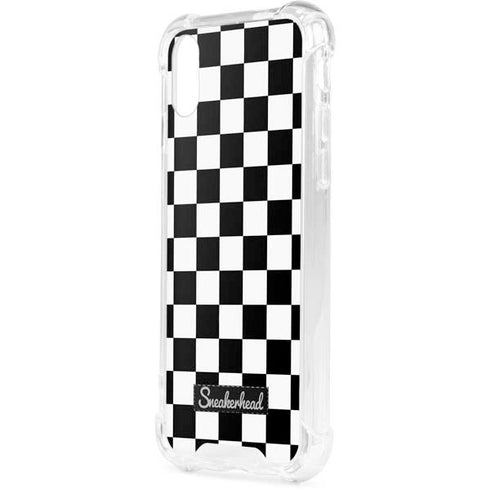 Sneakerhead Checkered iPhone XS Clear Case