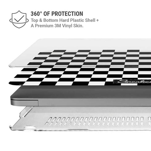 Sneakerhead Checkered MacBook Pro 14in (2021-24) Case plus Skin