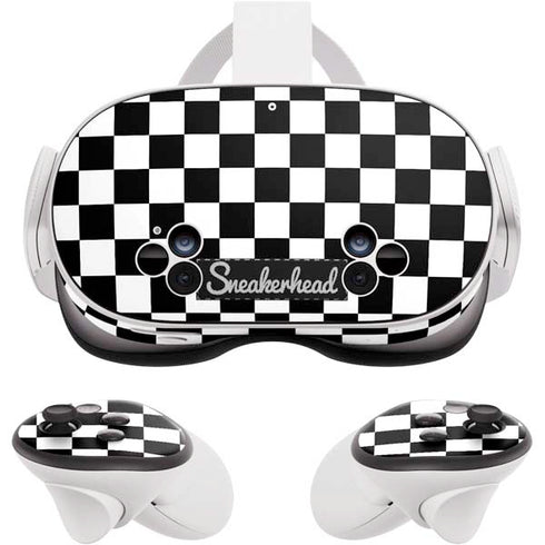 Sneakerhead Checkered Meta Quest 3S Skin