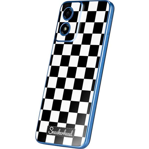 Sneakerhead Checkered Moto G Play 4G (2024) Skin