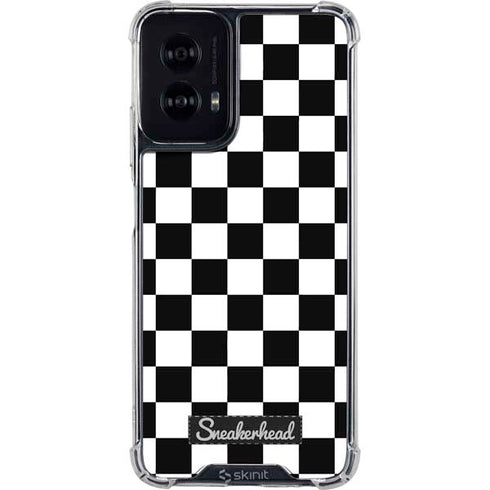 Sneakerhead Checkered Moto G Power 5G (2024) Clear Case