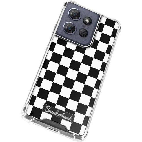 Sneakerhead Checkered Moto G Power 5G (2025) Clear Case