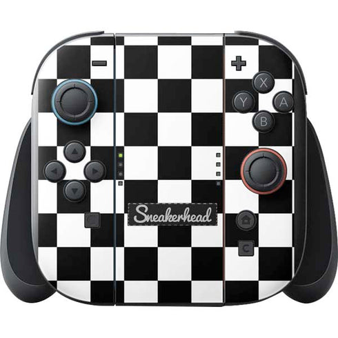 Sneakerhead Checkered Nintendo Switch 2 (2025) with Joy-Con Skin