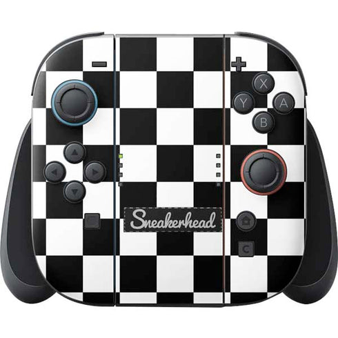Sneakerhead Checkered Nintendo Skins