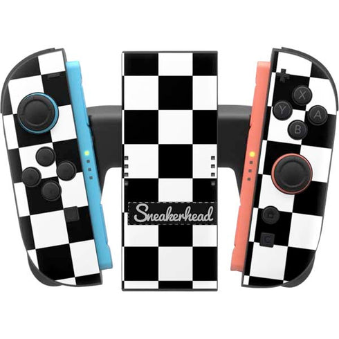 Sneakerhead Checkered Nintendo Switch 2 (2025) Joy-Con Controller Skin