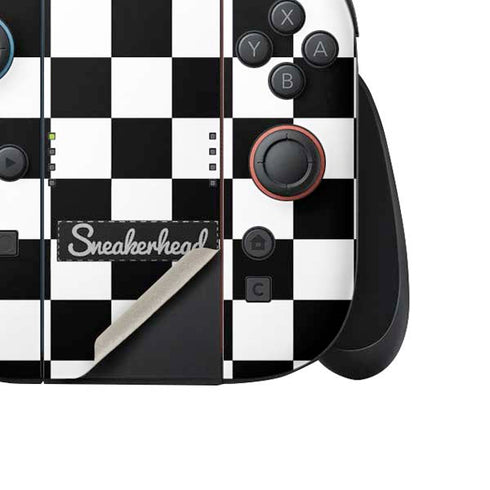Sneakerhead Checkered Nintendo Switch 2 (2025) Joy-Con Controller Skin