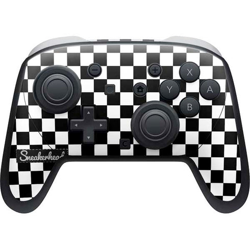 Sneakerhead Checkered Nintendo Skins
