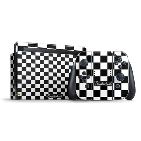 Sneakerhead Checkered Nintendo Skins