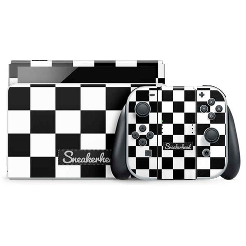 Sneakerhead Checkered Nintendo Skins