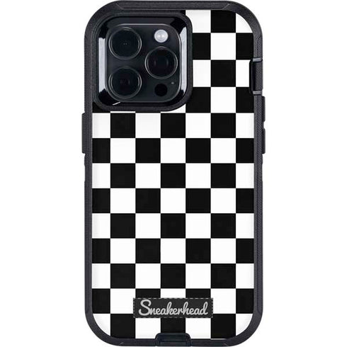 Sneakerhead Checkered Otterbox Defender iPhone Skin