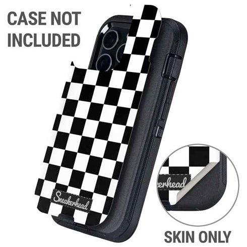 Sneakerhead Checkered Otterbox Defender iPhone Skin