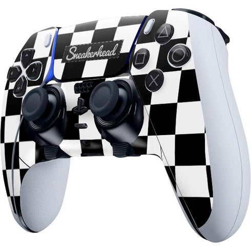 Sneakerhead Checkered PS5 DualSense Edge Pro Controller Skin