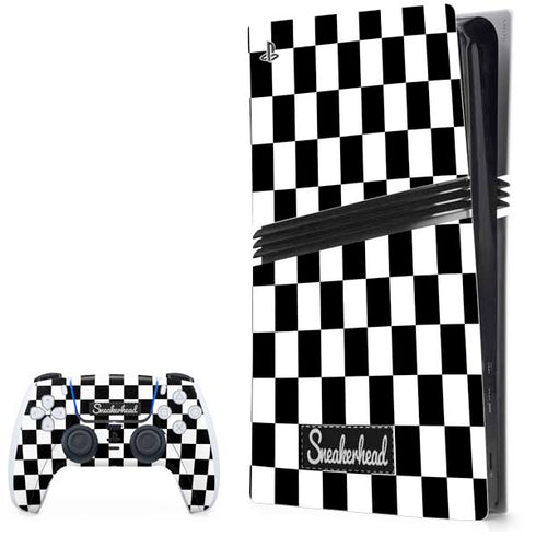 Sneakerhead Checkered PS5 Pro Bundle Skin