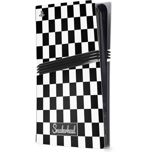 Sneakerhead Checkered PS5 Pro Console Skin