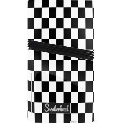 Sneakerhead Checkered PS5 Pro Disk Console Skin