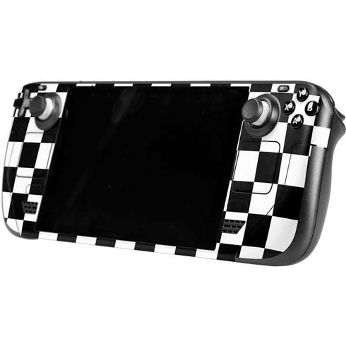 Sneakerhead Checkered Steam Deck Handheld Gaming Computer OLED Skin