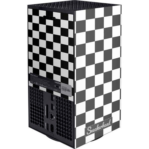 Sneakerhead Checkered XBox Series X Digital Edition Console Skin