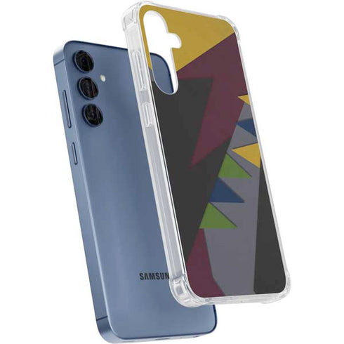 Sneakerhead Geometric Galaxy A35 5G Clear Case