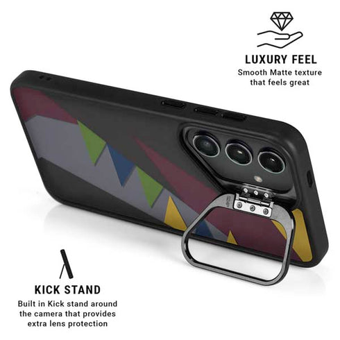 Sneakerhead Geometric Galaxy S24 FE Kickstand Case