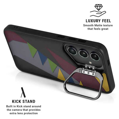 Sneakerhead Geometric Galaxy S24 Ultra Kickstand Case
