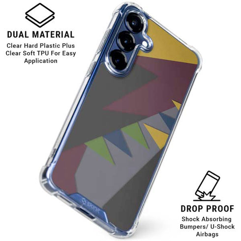 Sneakerhead Geometric Galaxy S25 Plus Clear Case