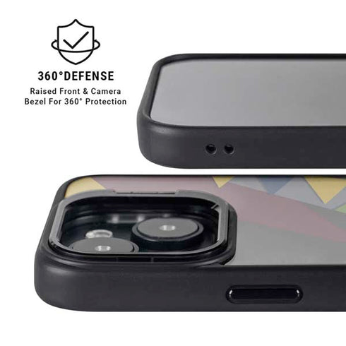 Sneakerhead Geometric iPhone 15 Kickstand Case