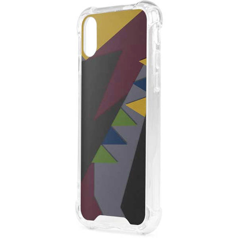 Sneakerhead Geometric iPhone XS Clear Case