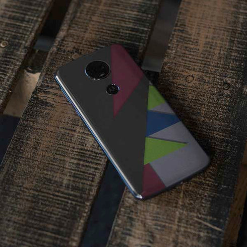 Sneakerhead Geometric Moto E5 Plus Skin