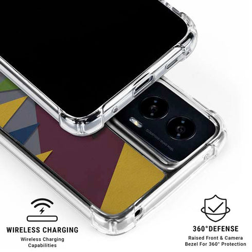 Sneakerhead Geometric Moto G Power 5G (2024) Clear Case