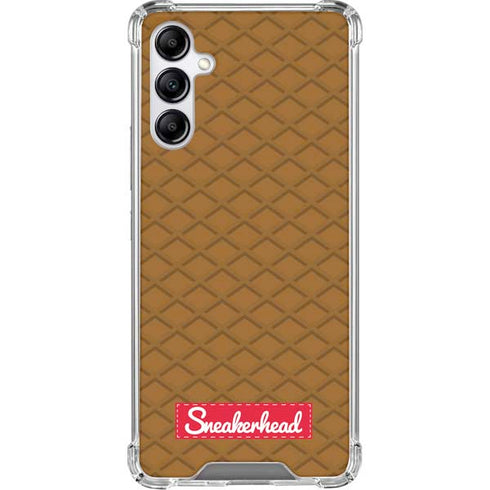Sneakerhead Gold Pattern Gabb Phone 4 Clear Case