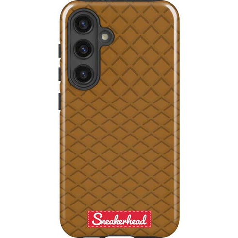 Sneakerhead Gold Pattern Galaxy S25 Impact Case