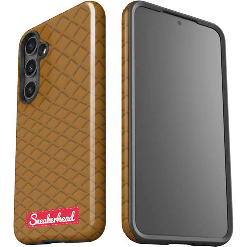 Sneakerhead Gold Pattern Galaxy S25 Impact Case