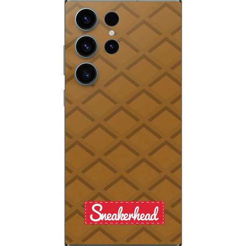 Sneakerhead Gold Pattern Galaxy S25 Ultra Skin