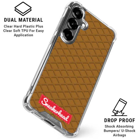 Sneakerhead Gold Pattern Galaxy S26 Plus Clear Case