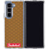 Sneakerhead Gold Pattern Galaxy Z Fold5 5G Clear Case