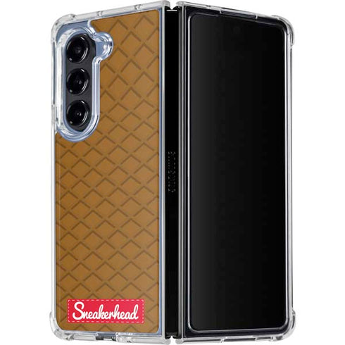 Sneakerhead Gold Pattern Galaxy Z Fold5 5G Clear Case