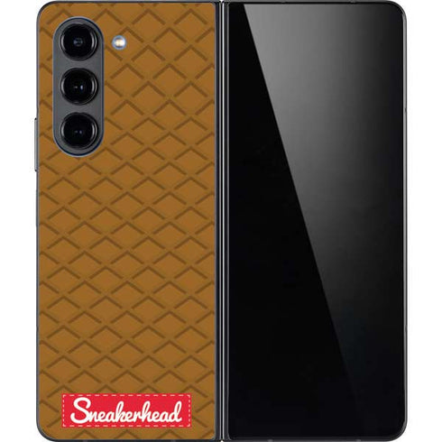 Sneakerhead Gold Pattern Galaxy Z Fold5 5G Skin