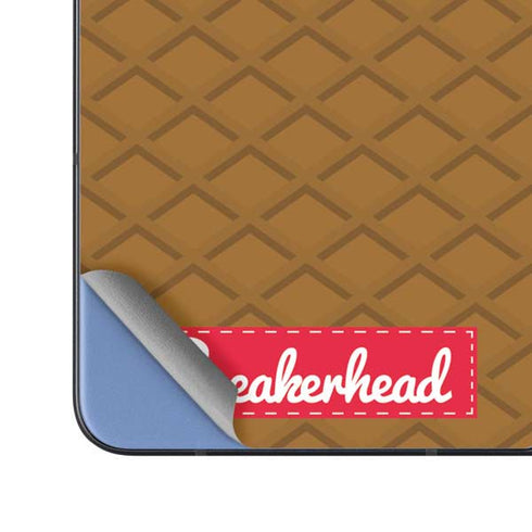 Sneakerhead Gold Pattern Galaxy Z Fold5 5G Skin