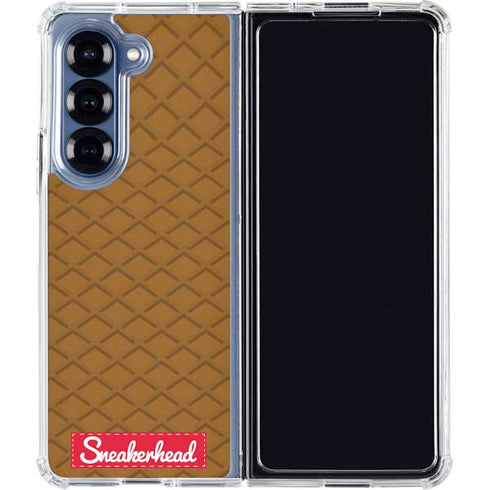 Sneakerhead Gold Pattern Galaxy Z Fold6 Clear Case