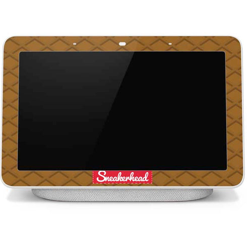 Sneakerhead Gold Pattern Google Home Hub Skin