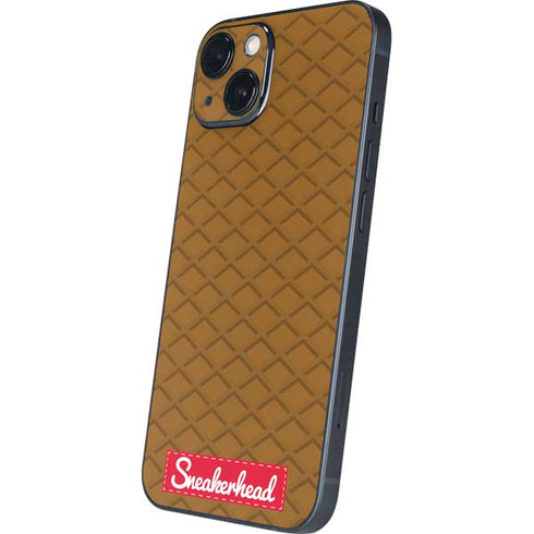 Sneakerhead Gold Pattern iPhone Skins