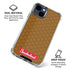 Sneakerhead Gold Pattern iPhone 15 Clear Case