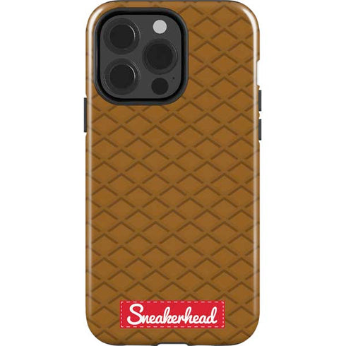 Sneakerhead Gold Pattern iPhone 15 Pro Impact Case