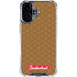 Sneakerhead Gold Pattern iPhone 16 Plus Clear Case