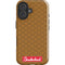 Sneakerhead Gold Pattern iPhone 16 Plus Impact Case